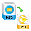 convert multiple msg file to pst