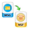 import msg to lotus notes nsf